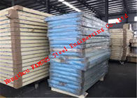 Tongue and groove PU sandwich panels for cold room, camlock included polyurethane sandwich panels for freezer