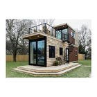 Modular living folding shipping prefabricated foldable wooden house kit price low cost modern design expandable containe